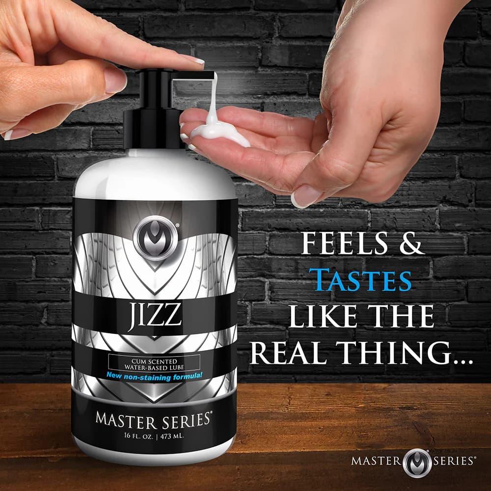 Master Series Jizz Cum-Scented Water-Based Lube 16 oz. thumbnail 6