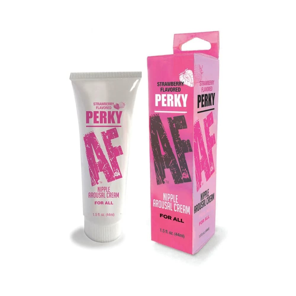 Perky AF Nipple Arousal Cream Strawberry 1.5 oz.