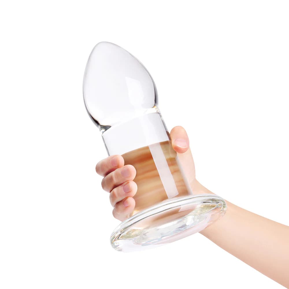 b-Vibe Advanced 8 in. Glass Anal Dilator thumbnail 5