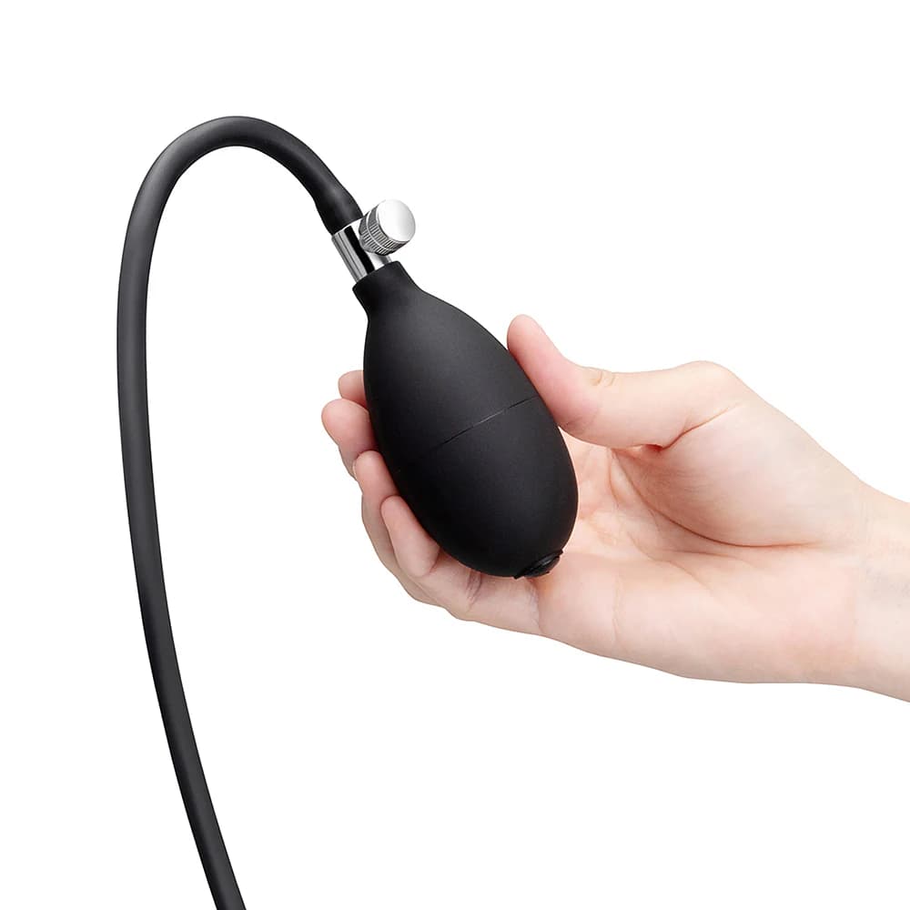 b-Vibe Beaded Inflatable Anal Plug with Hand Pump thumbnail 5