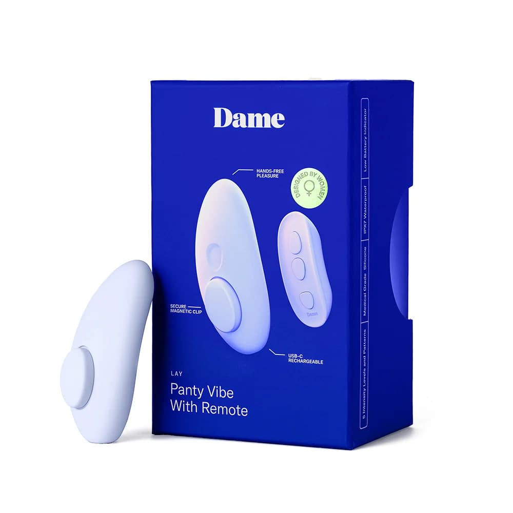 Dame Lay Panty Vibrator with Remote Control