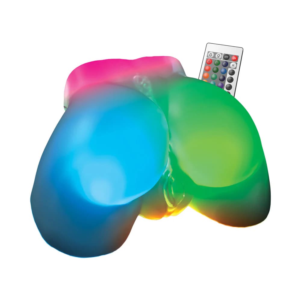 PDX Elite Go-Go Booty LED Mega Masturbator Frosted thumbnail 2