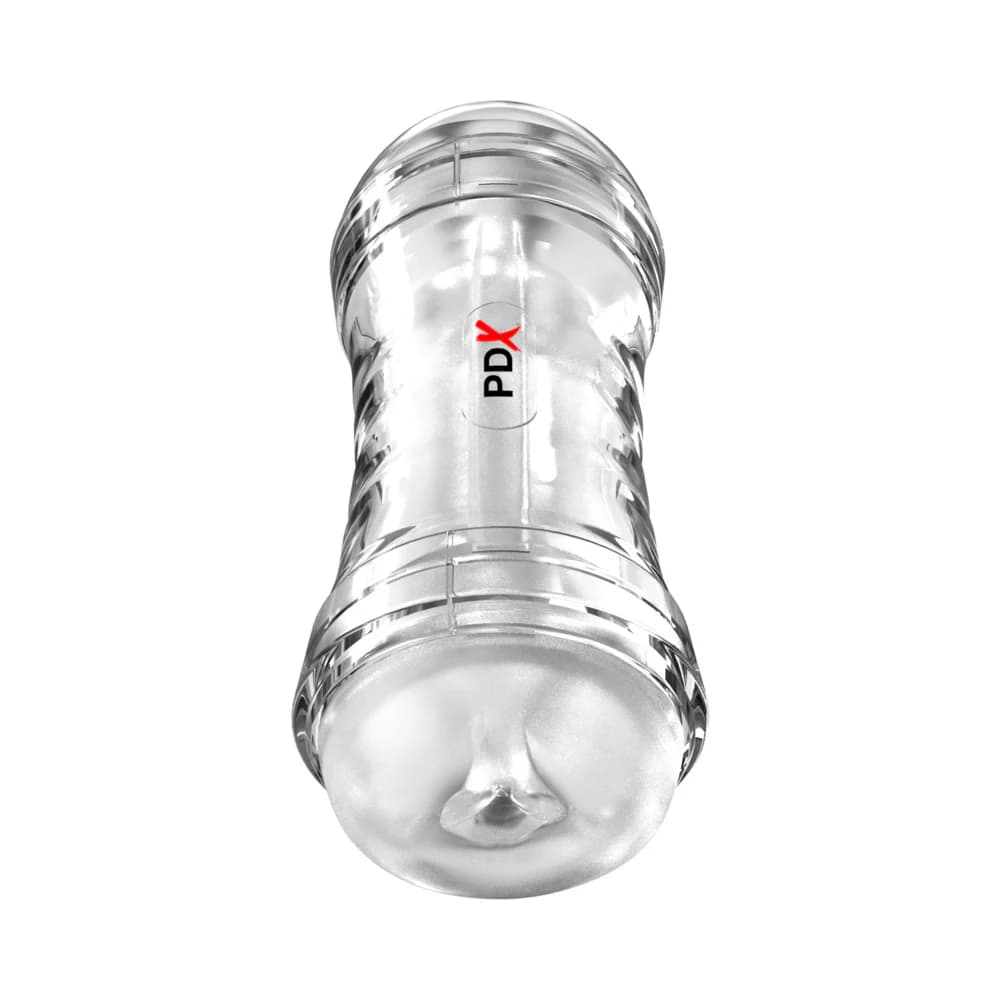 PDX Extreme Wet Pussies Super Flip-A-Pussy Over Self-Lubricating Stroker Frosted thumbnail 2