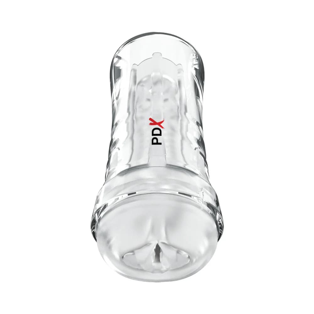 PDX Extreme Wet Pussies Super Luscious Lips Self-Lubricating Stroker Frosted thumbnail 2