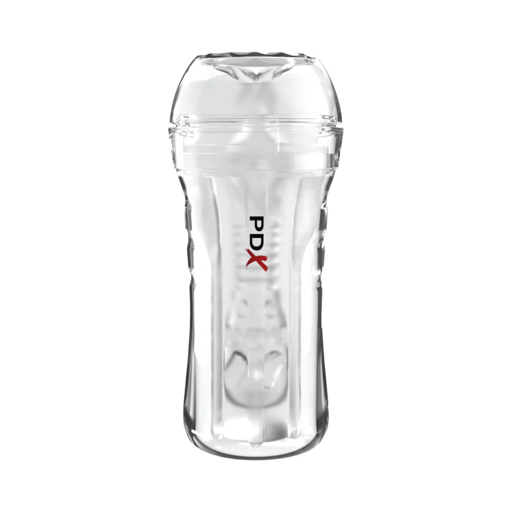 PDX Extreme Wet Pussies Super Luscious Lips Self-Lubricating Stroker Frosted thumbnail 4