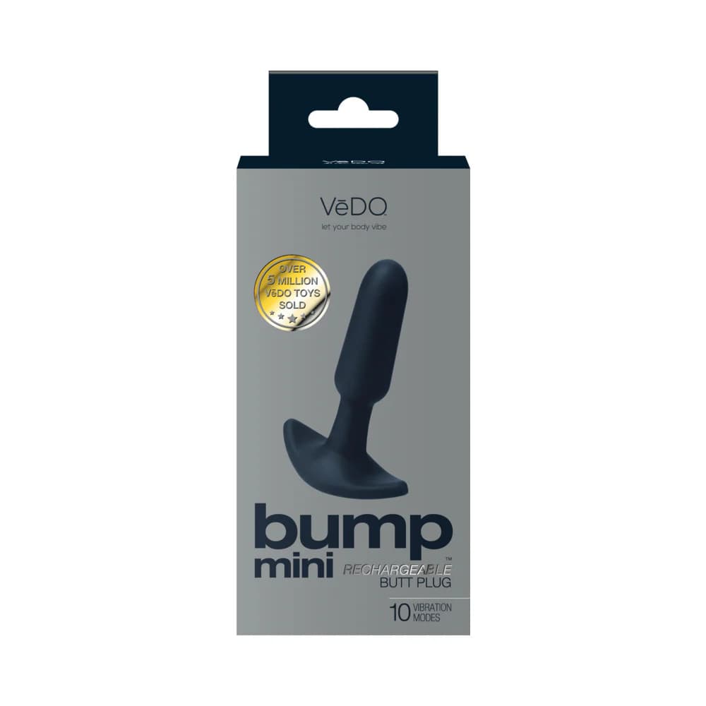VeDO Bump Mini Rechargeable Anal Plug Black thumbnail 5