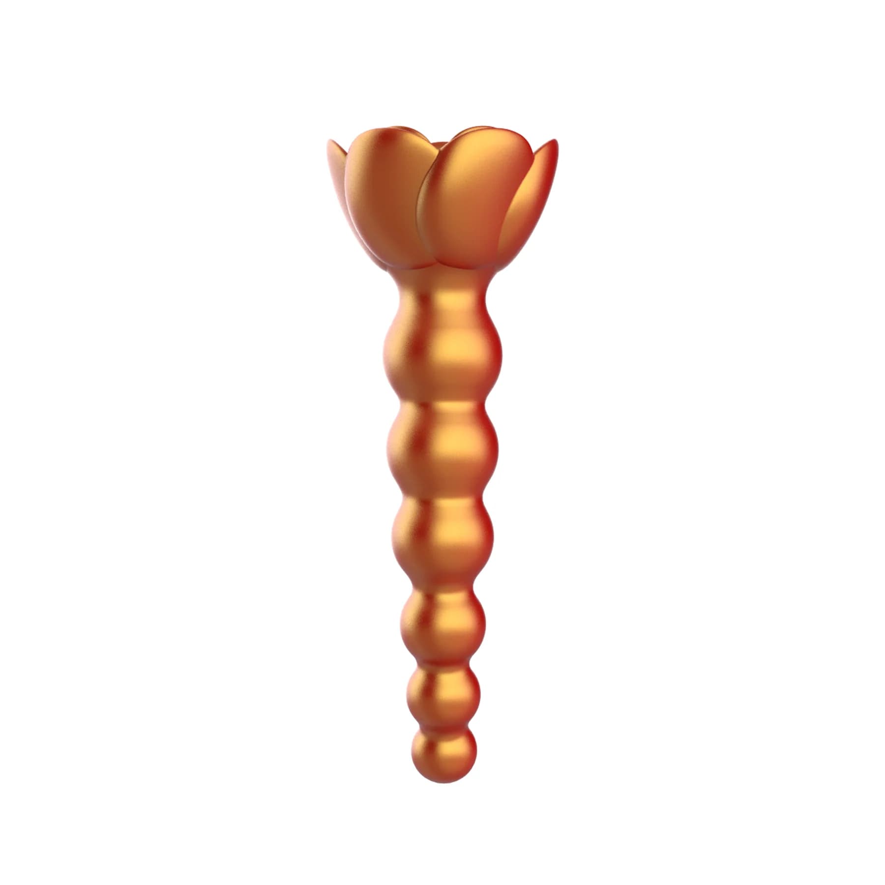 Adam & Eve Beaded Rose Blossom Silicone Anal Vibrator thumbnail 4