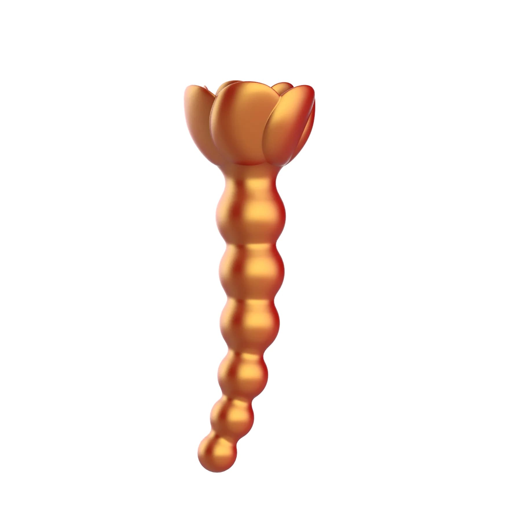 Adam & Eve Beaded Rose Blossom Silicone Anal Vibrator thumbnail 5