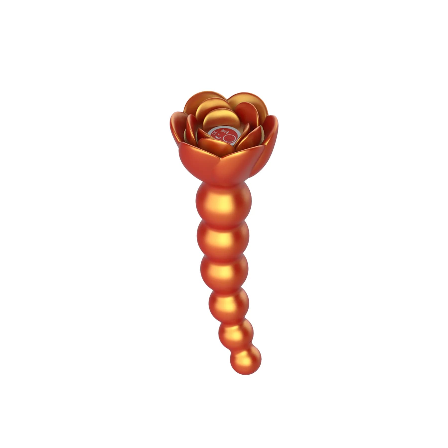 Adam & Eve Beaded Rose Blossom Silicone Anal Vibrator thumbnail 6