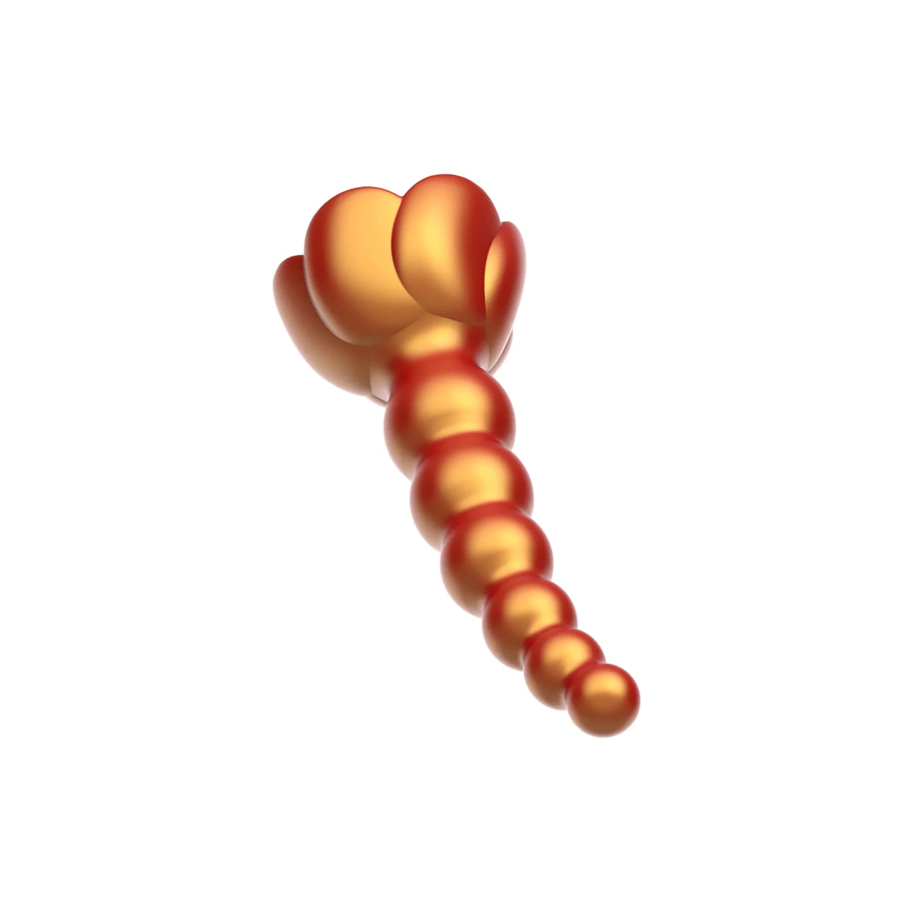 Adam & Eve Beaded Rose Blossom Silicone Anal Vibrator thumbnail 7