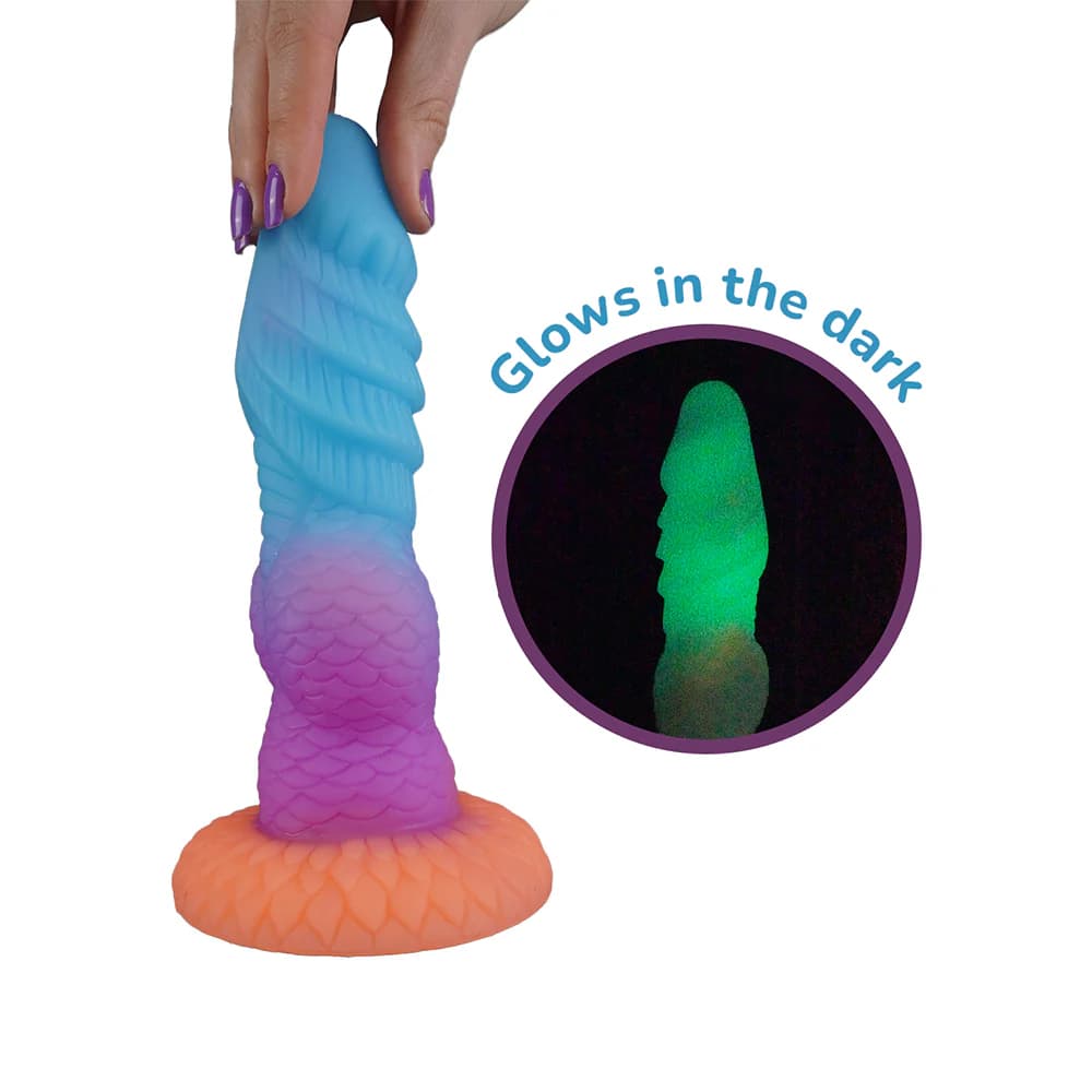 Camtoyz Kosmos Splash Nova Glow-in-the-Dark Squirting Dildo thumbnail 6