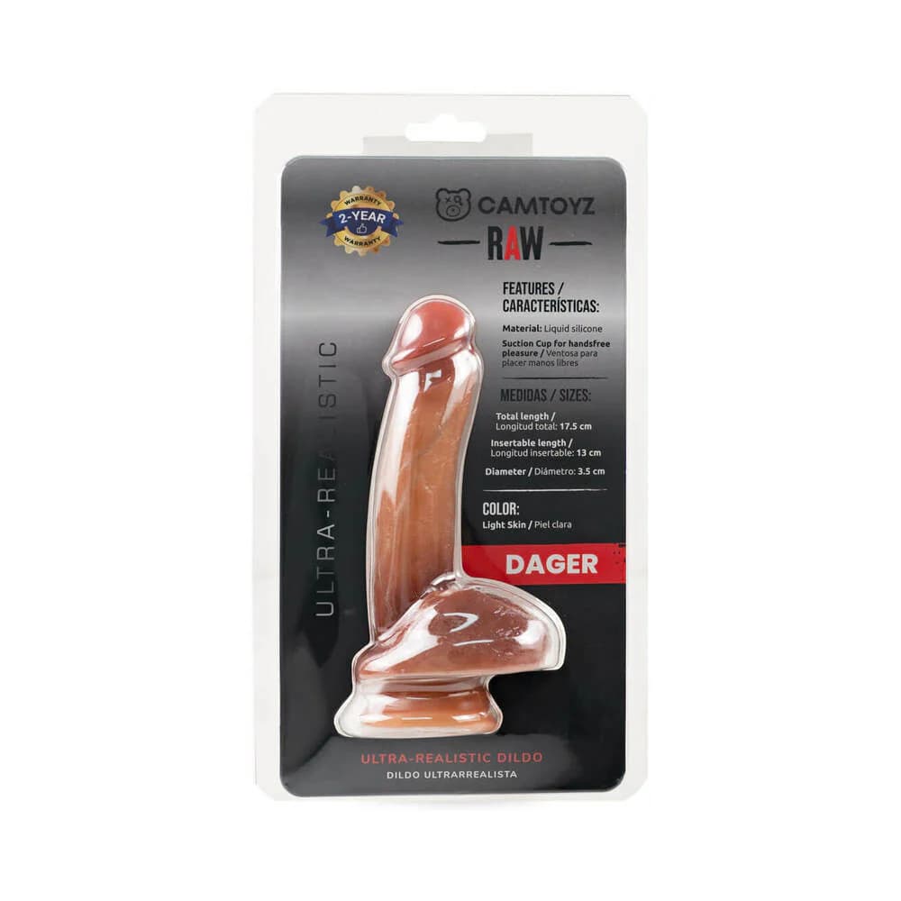Camtoyz Raw Dager Ultra-Realistic 7 in. Dildo