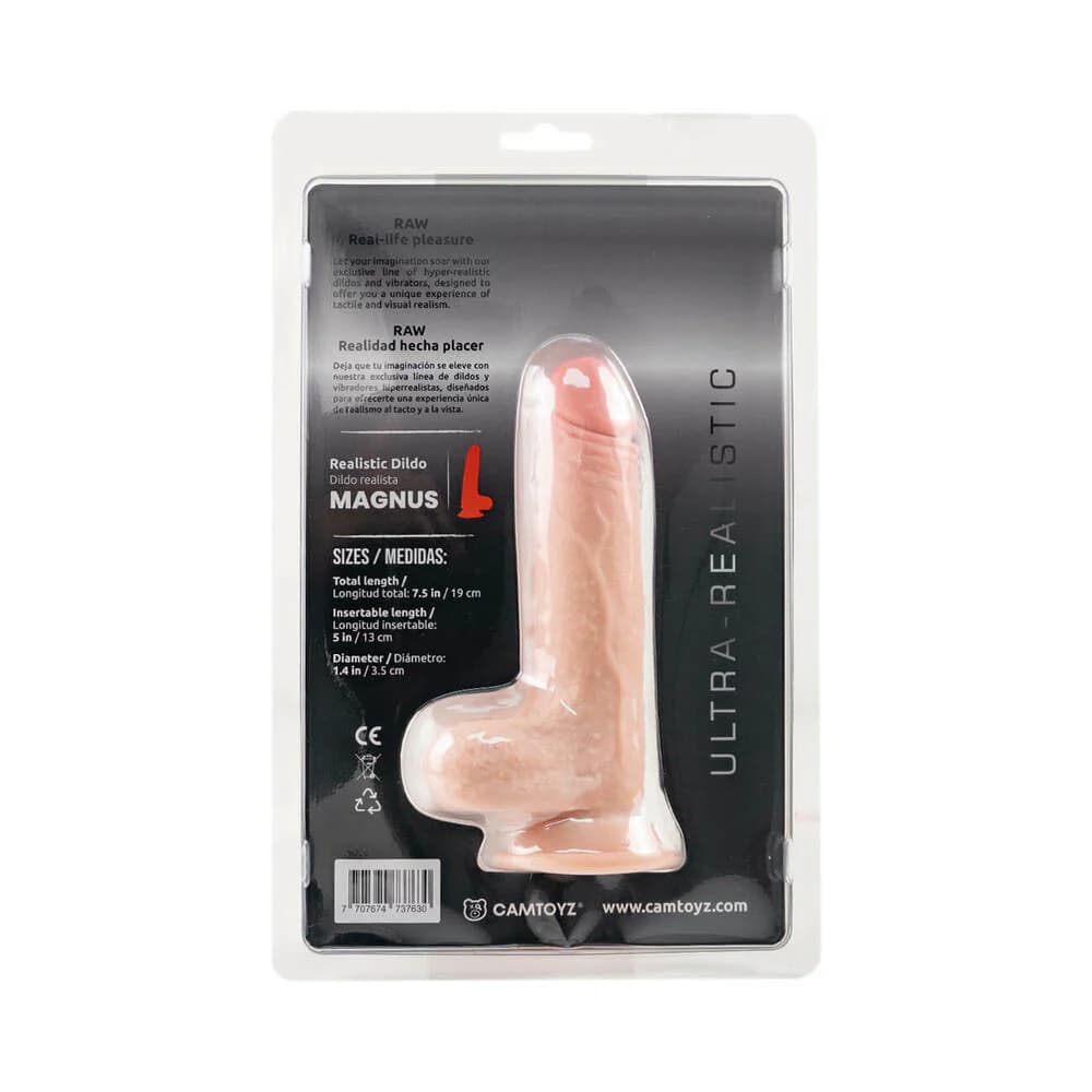 Camtoyz Raw Magnus Ultra-Realistic 7 in. Dual Density Dildo thumbnail 2