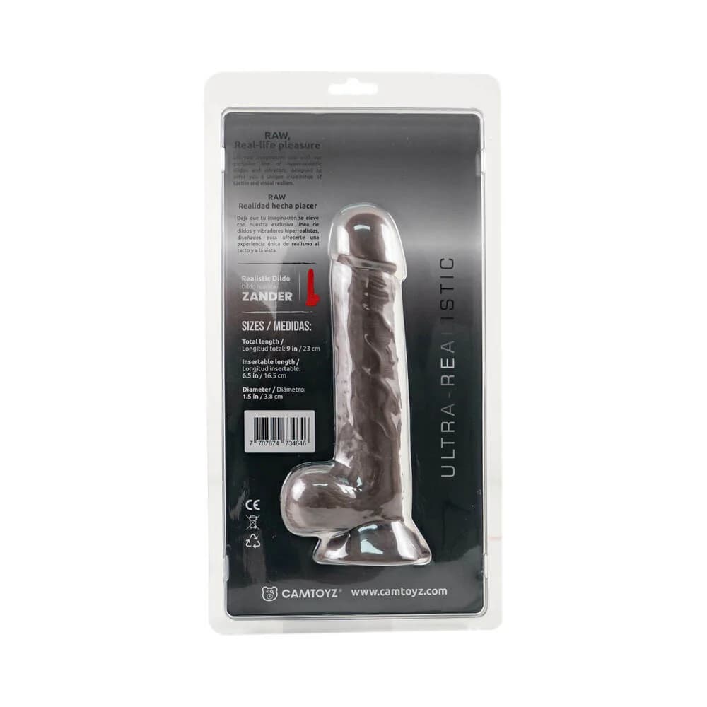 Camtoyz Raw Zander Ultra-Realistic 9 in. Dual Density Dildo thumbnail 2