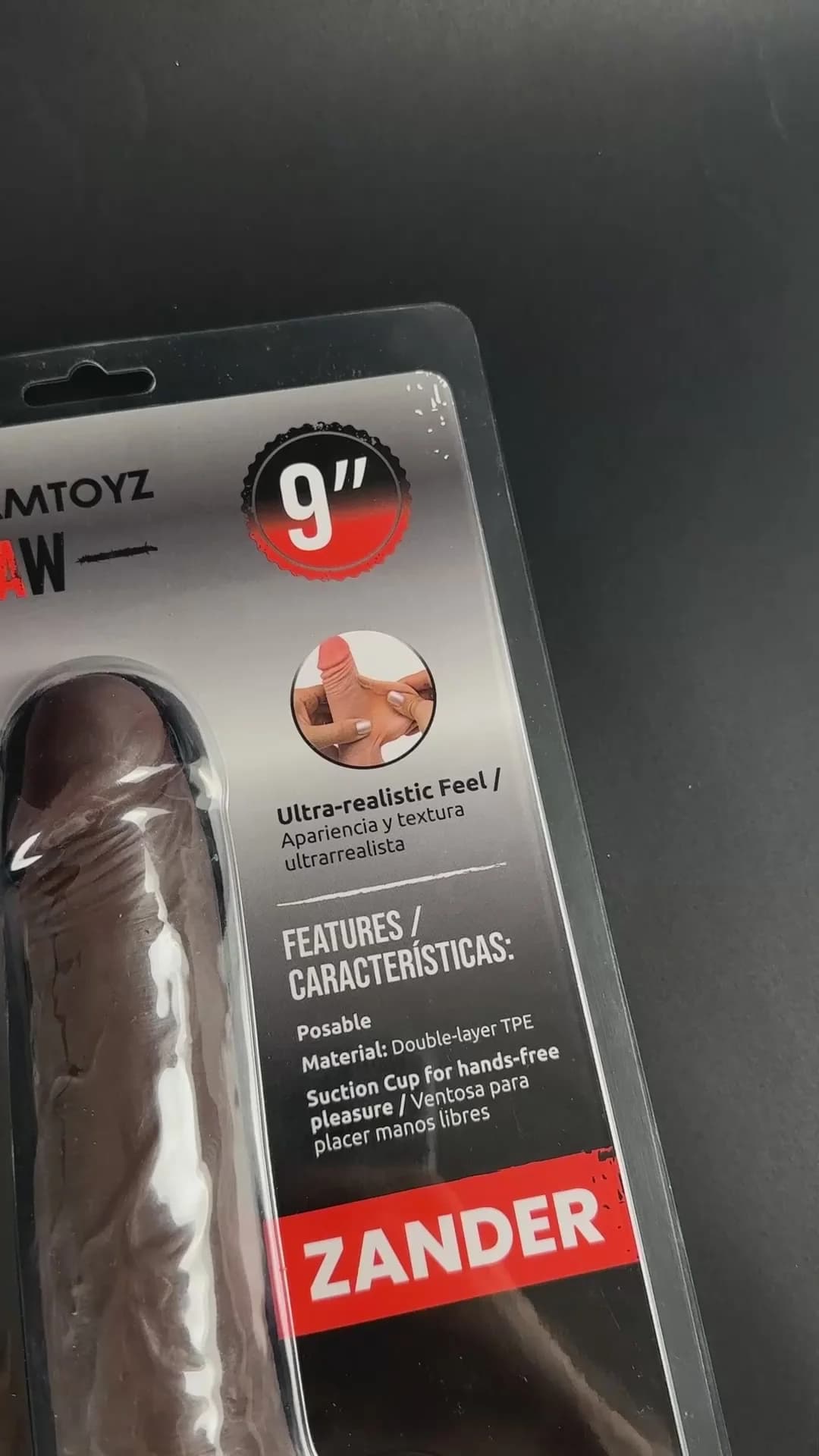 Camtoyz Raw Zander Ultra-Realistic 9 in. Dual Density Dildo thumbnail 9