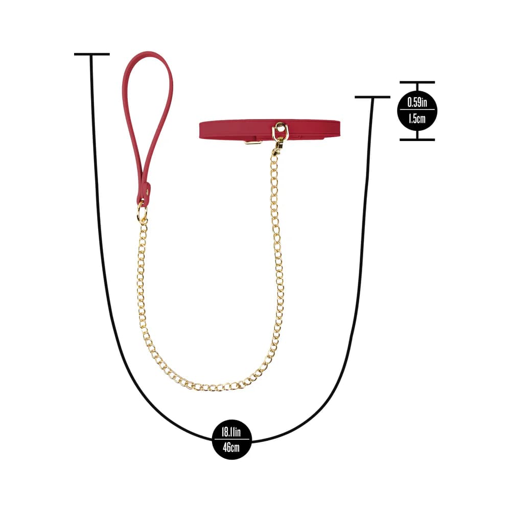 Temptasia Ardor Collar & Leash Red thumbnail 8