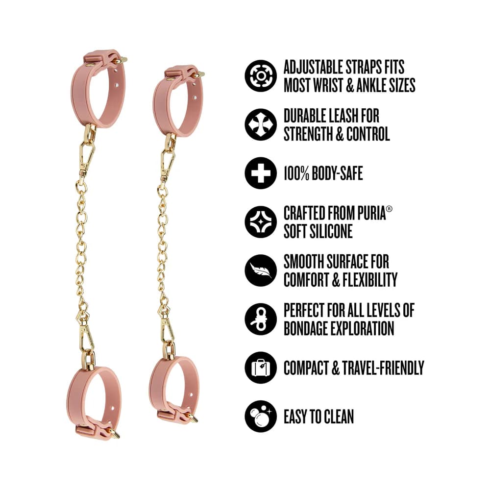 Temptasia Ardor Wrist & Ankle Restraints Pink thumbnail 7