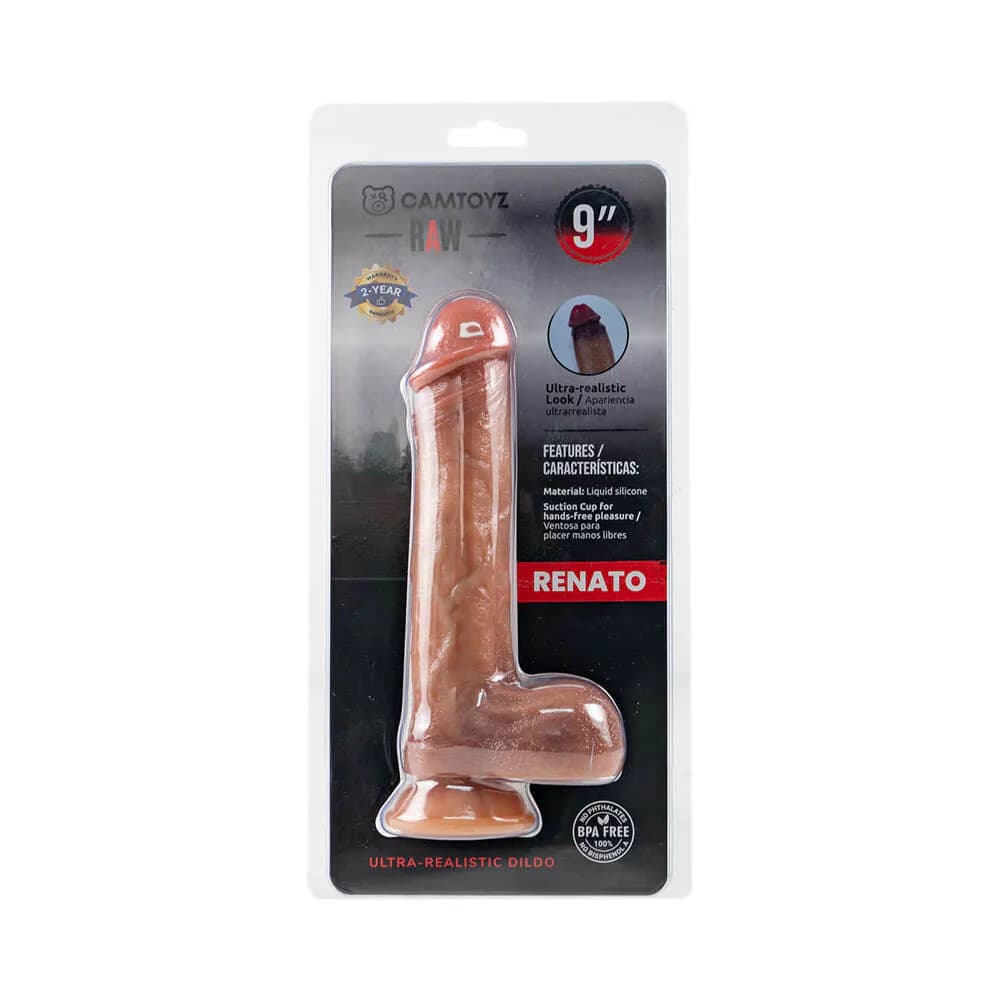 Camtoyz Raw Renato Ultra-Realistic 9 in. Dildo