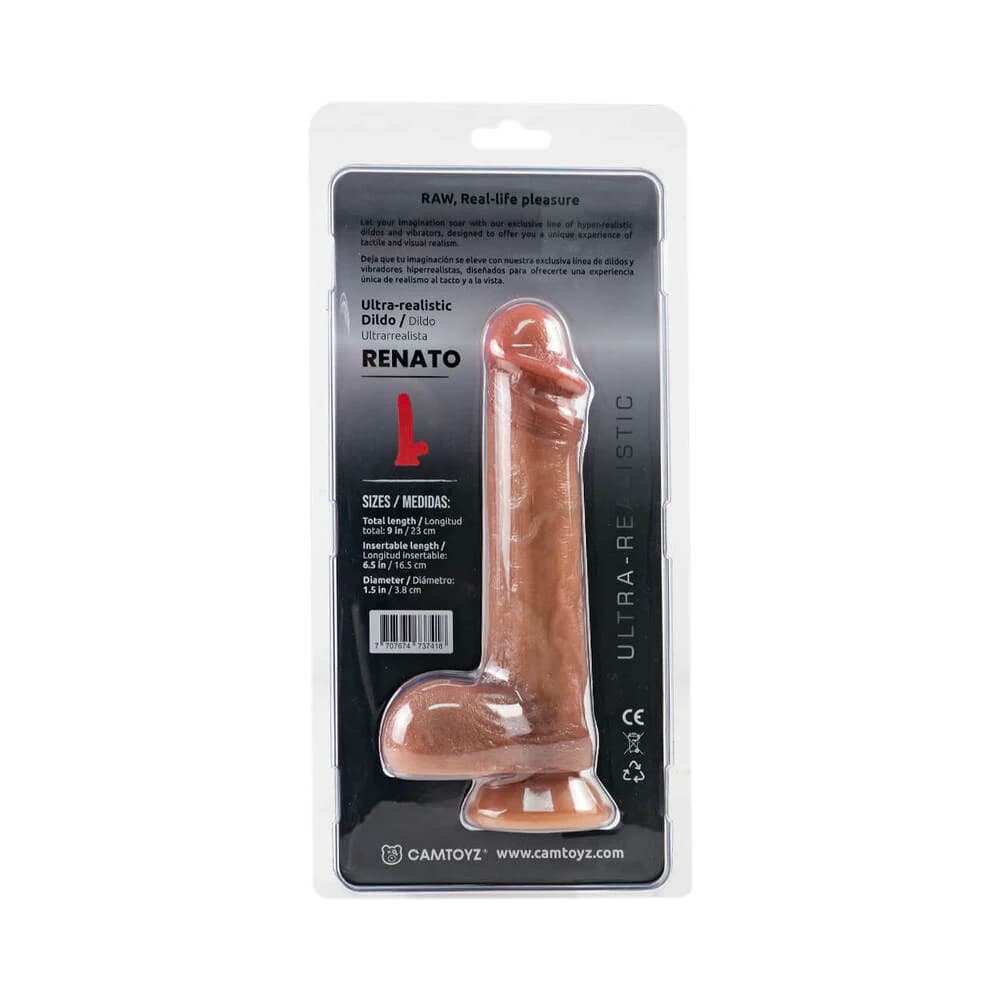 Camtoyz Raw Renato Ultra-Realistic 9 in. Dildo thumbnail 2