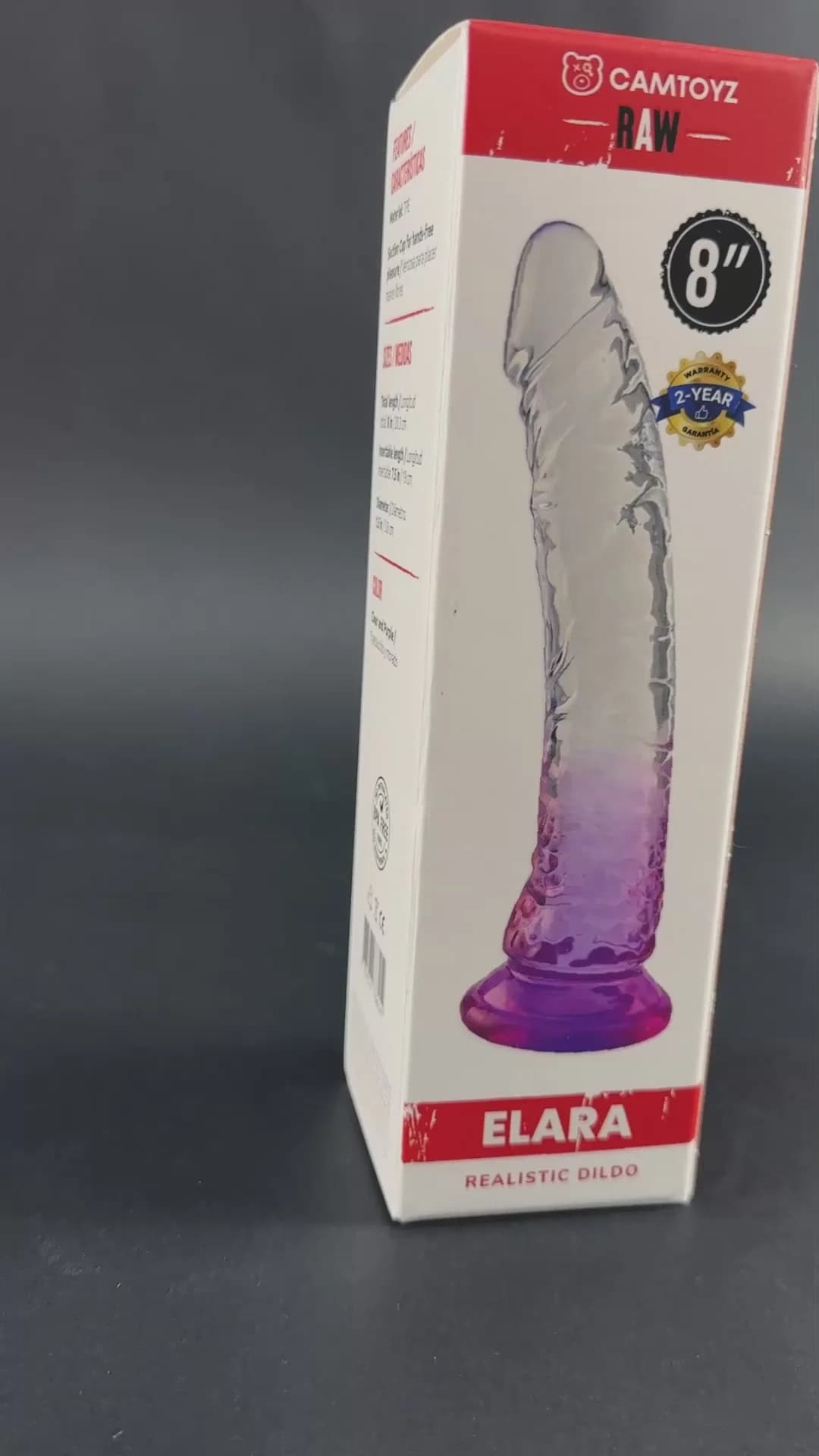 Camtoyz Raw Elara Realistic 8 in. Dildo thumbnail 6