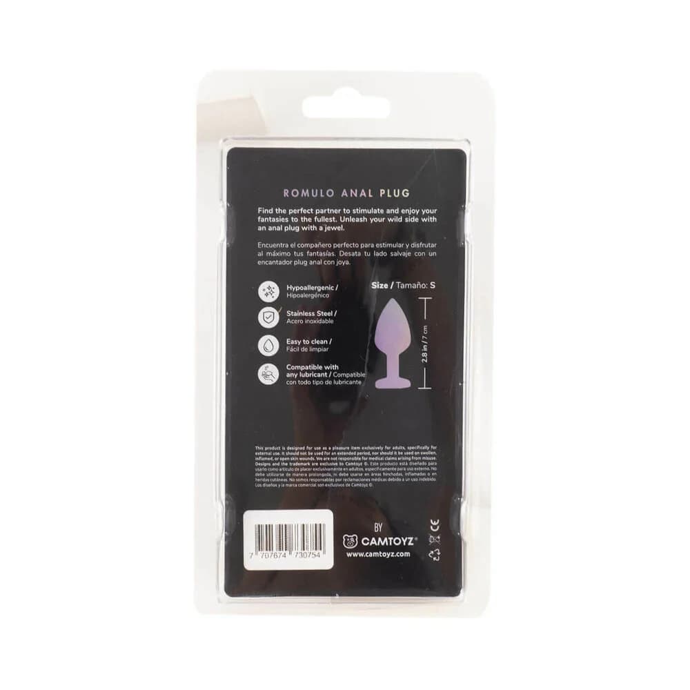Camtoyz Onix Romulo Anal Plug Silver/Pink thumbnail 5