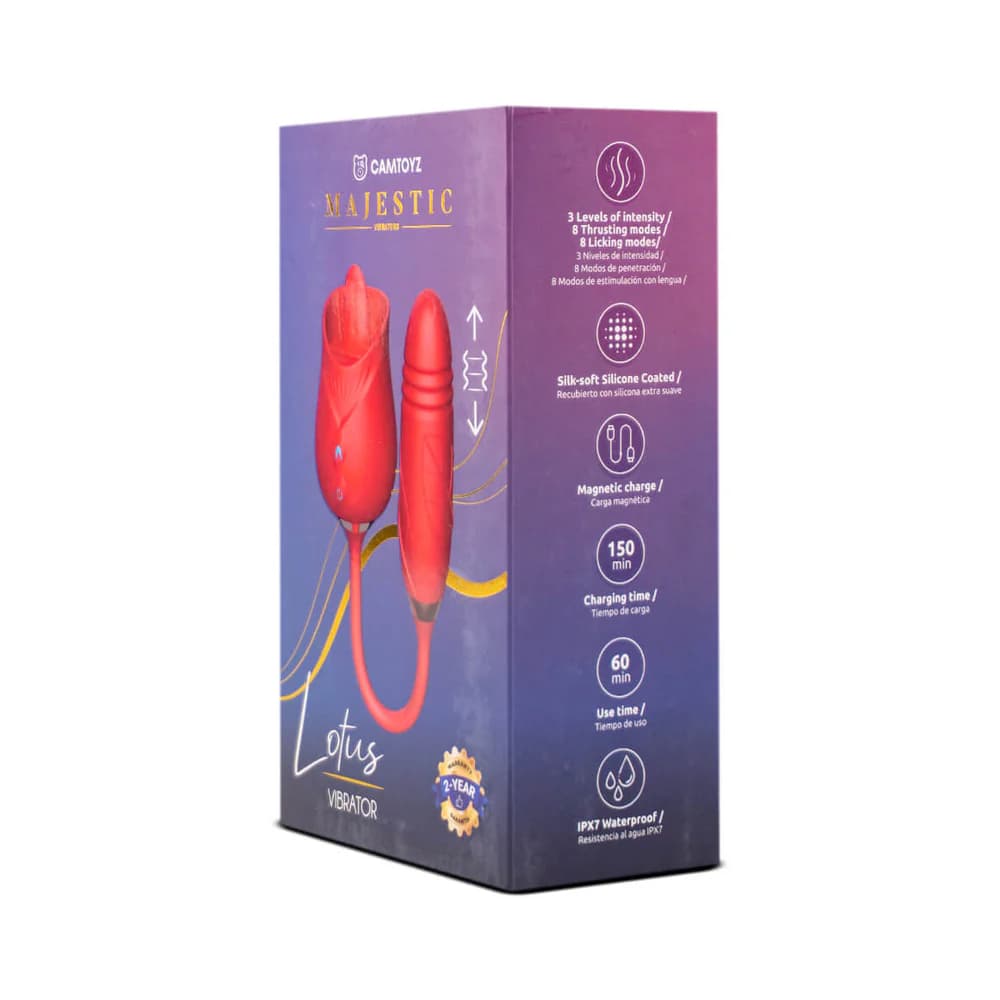 Camtoyz Majestic Lotus Thrusting & Licking Dual Stimulator thumbnail 6