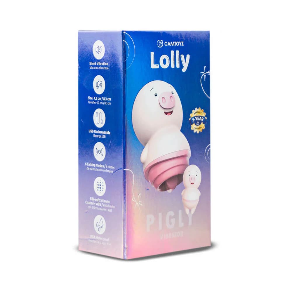 Camtoyz Lolly Pigly Licking Clitoral Stimulator thumbnail 6