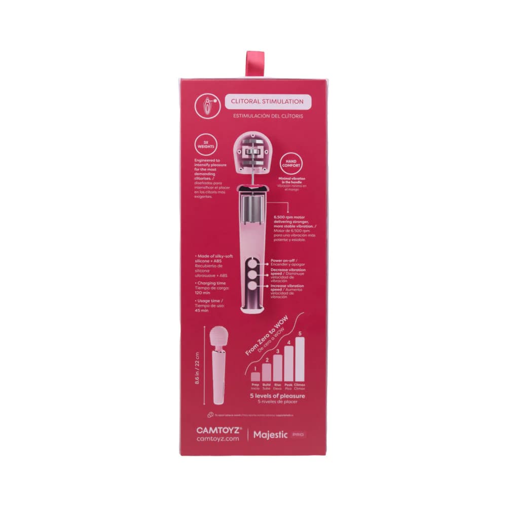 Camtoyz Pro Intense Wand Vibrator with App thumbnail 8