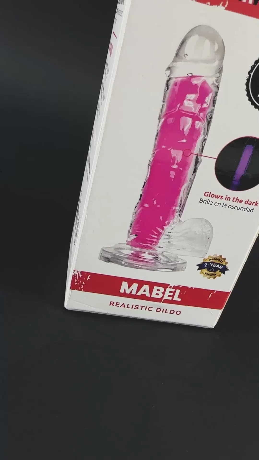 Camtoyz Raw Mabel Realistic 7.5 in. Glow-in-the-Dark Dildo thumbnail 9