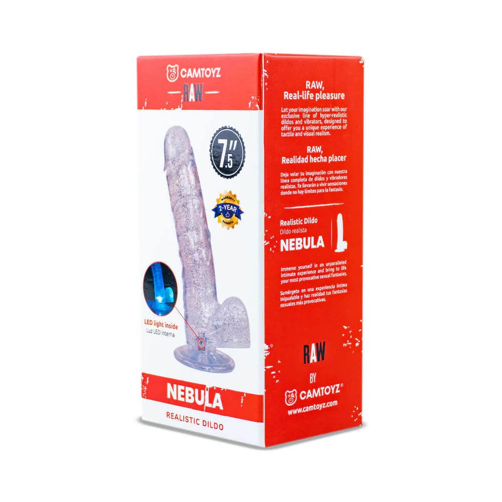 Camtoyz Raw Nebula Realistic 7.5 in. LED Dildo thumbnail 6