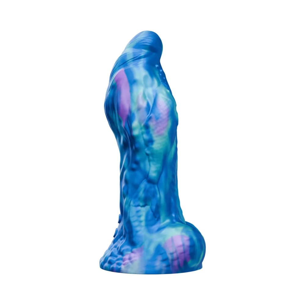 Tentra Marinus Sea Beast Vibrating Dildo Blue thumbnail 2