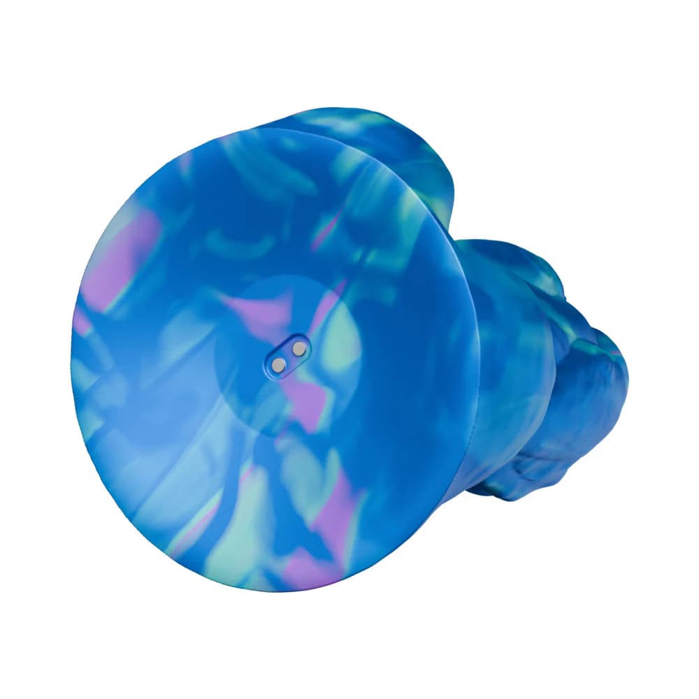 Tentra Marinus Sea Beast Vibrating Dildo Blue thumbnail 7