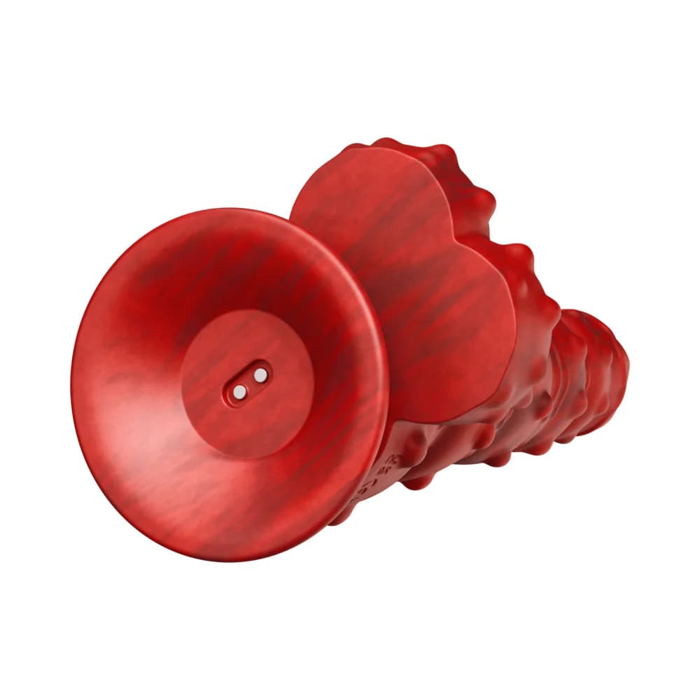 Tentra Rengol Studded Demon Thrusting Dildo Red thumbnail 7