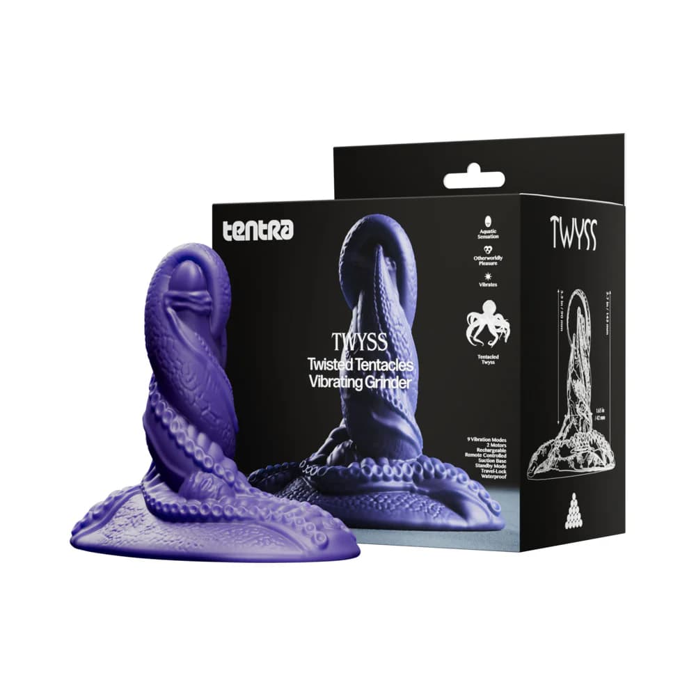 Tentra Twyss Twisted Tentacles Vibrating Grinder Purple