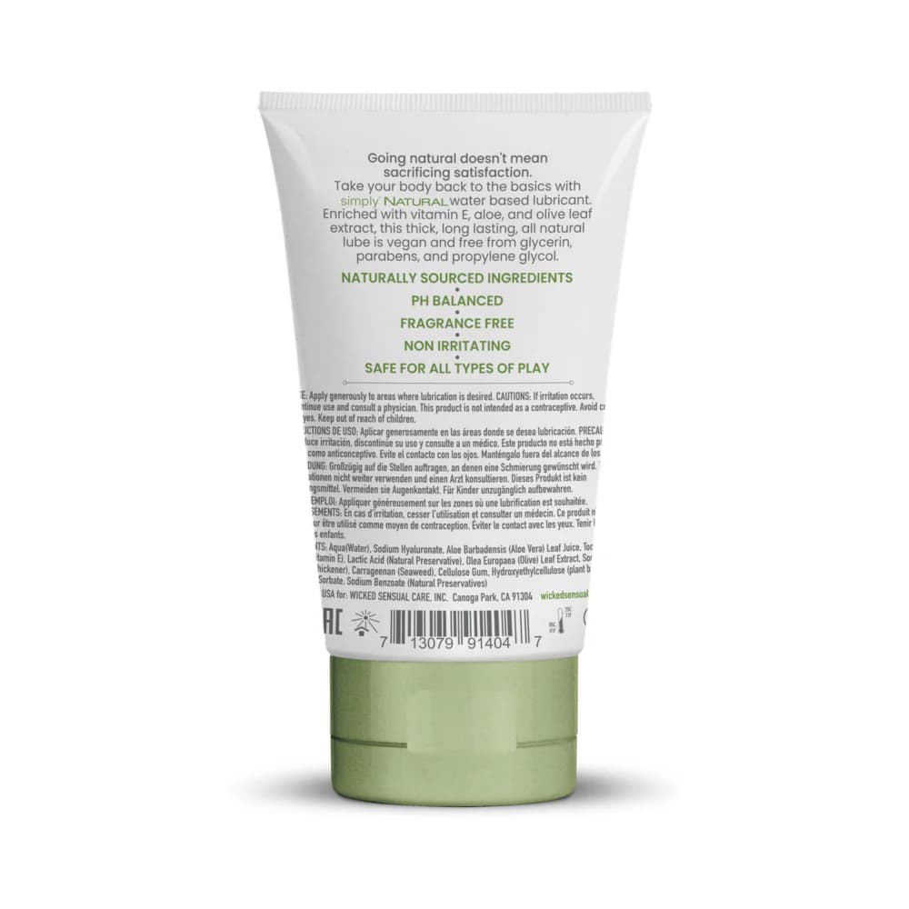 Wicked Simply Natural Aqua Enhanced with Olive Leaf Extract 4 oz. thumbnail 2