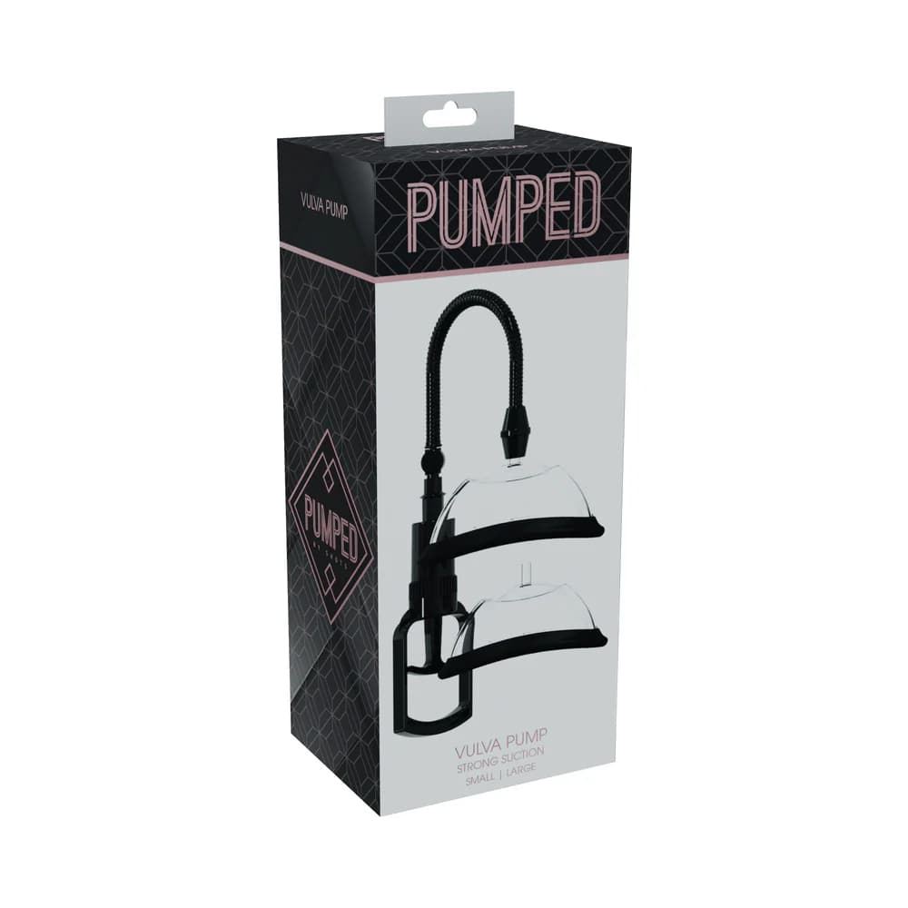PUMPED Manual Vulva Pump Black