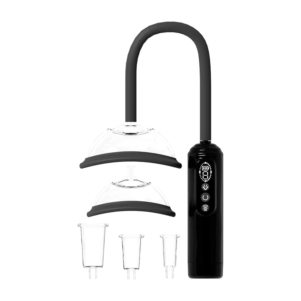 PUMPED Automatic Rechargeable Vulva, Breast & Nipple Pump Black thumbnail 2