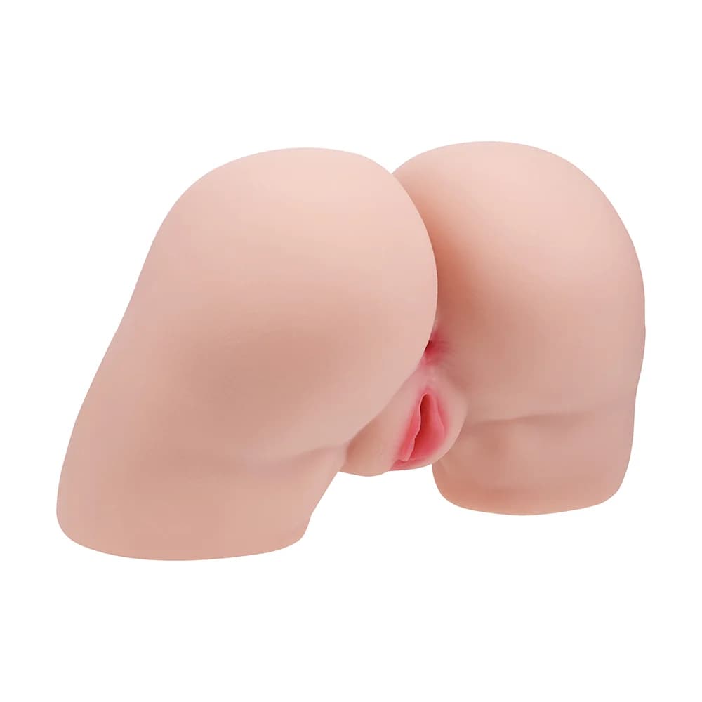 Xkin Bodyforms Elina Rosewood Dual Entry Vibrating Masturbator Beige thumbnail 4