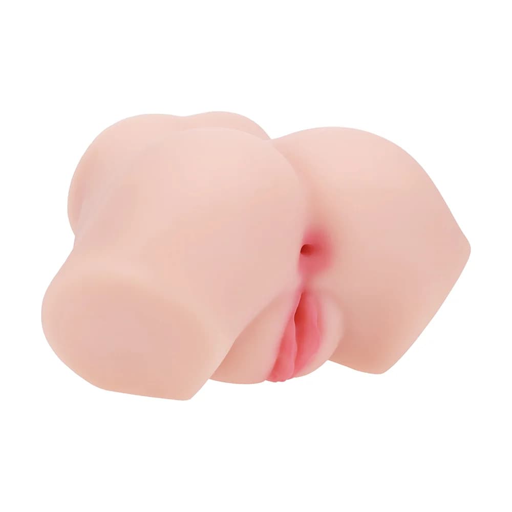 Xkin Bodyforms Aria Summers Dual Entry Vibrating Masturbator Beige thumbnail 3
