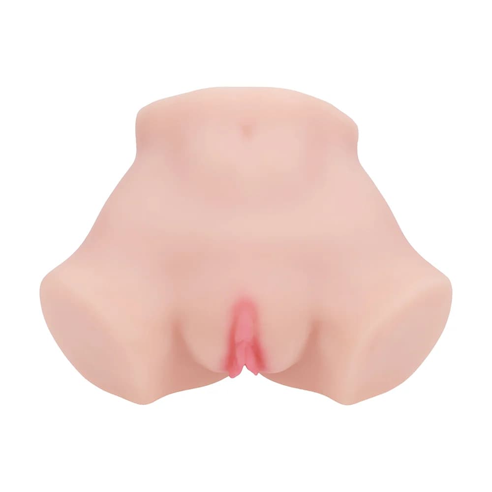 Xkin Bodyforms Aria Summers Dual Entry Vibrating Masturbator Beige thumbnail 4
