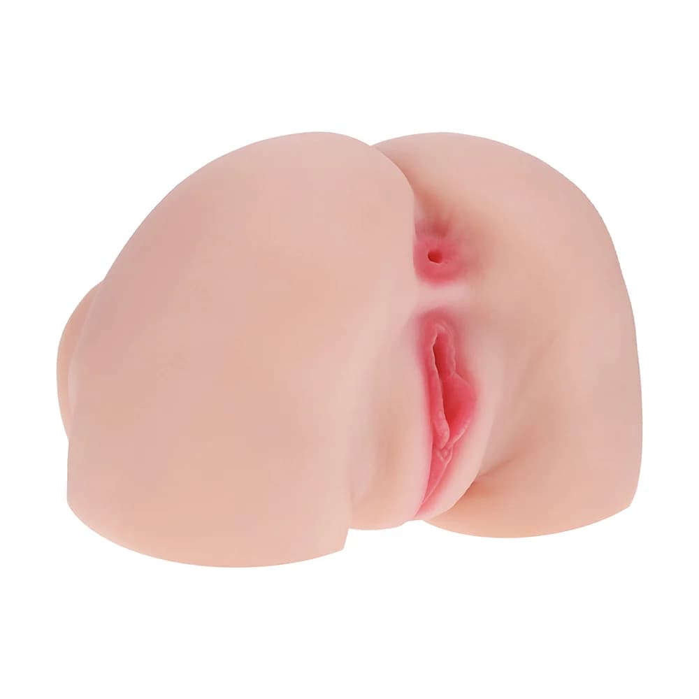 Xkin Bodyforms Mia Hart Dual Entry Vibrating Masturbator Beige thumbnail 3