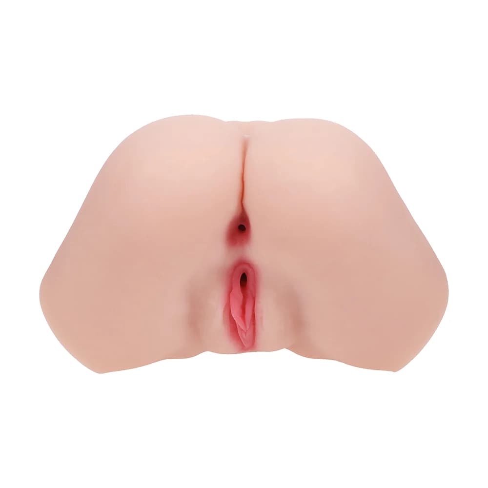 Xkin Bodyforms Ivy Lane Dual Entry Vibrating Masturbator Beige thumbnail 2
