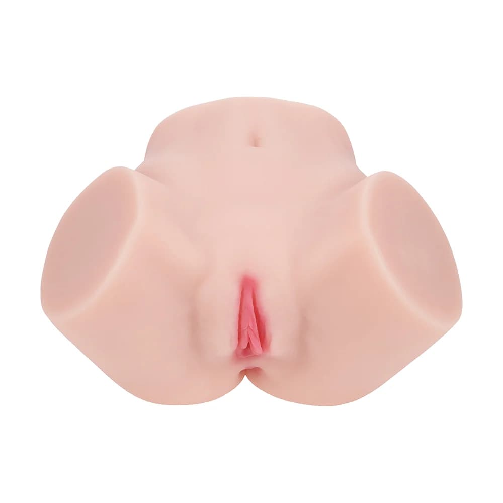 Xkin Bodyforms Ivy Lane Dual Entry Vibrating Masturbator Beige thumbnail 4