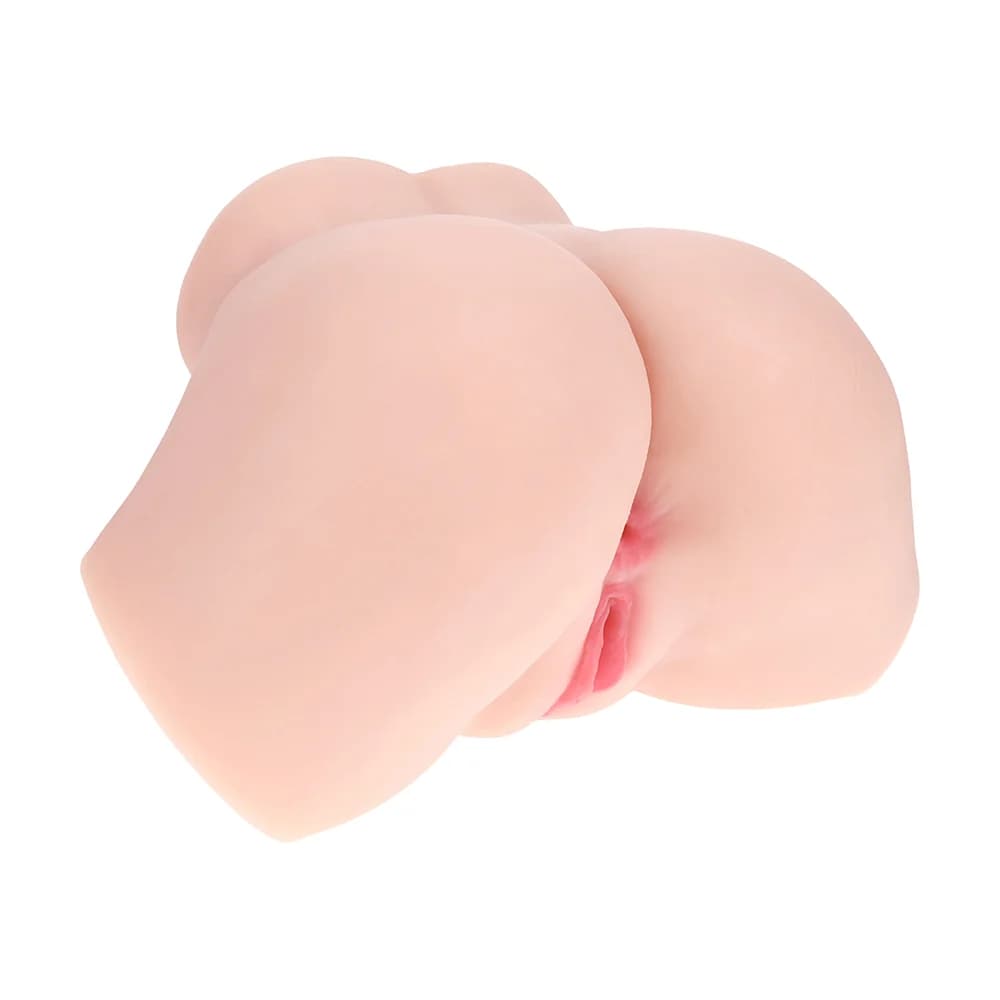 Xkin Bodyforms Bree Knox Dual Entry Vibrating Masturbator Beige thumbnail 3