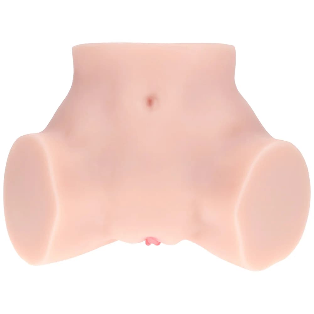 Xkin Bodyforms Bree Knox Dual Entry Vibrating Masturbator Beige thumbnail 5