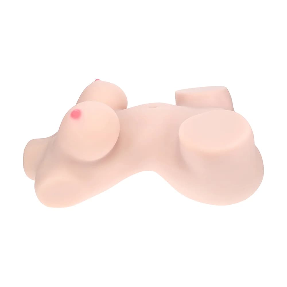 Xkin Bodyforms Aveline Luxe Dual Entry Vibrating Masturbator Beige thumbnail 4