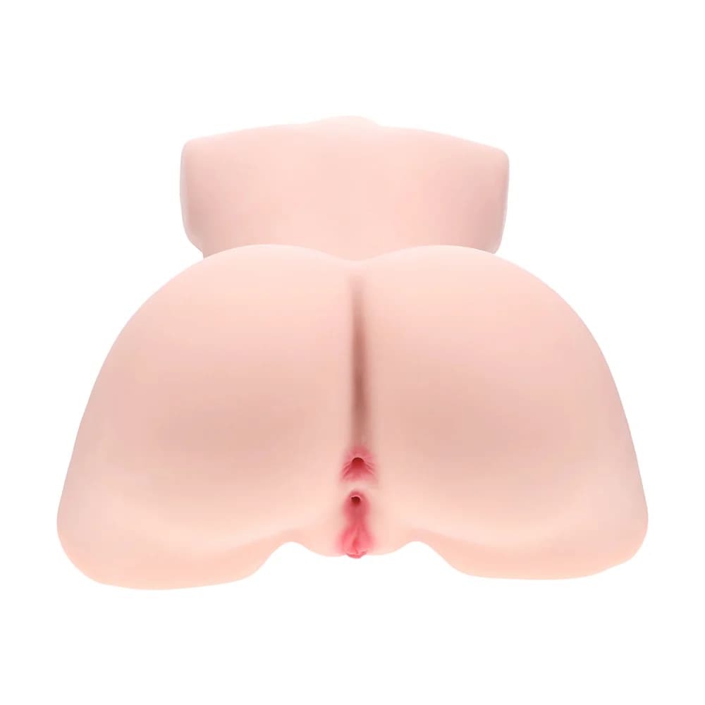 Xkin Bodyforms Aveline Luxe Dual Entry Vibrating Masturbator Beige thumbnail 8