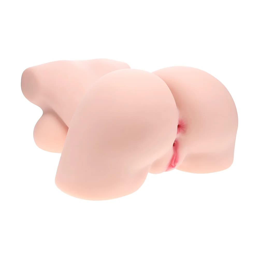 Xkin Bodyforms Aveline Luxe Dual Entry Vibrating Masturbator Beige thumbnail 9