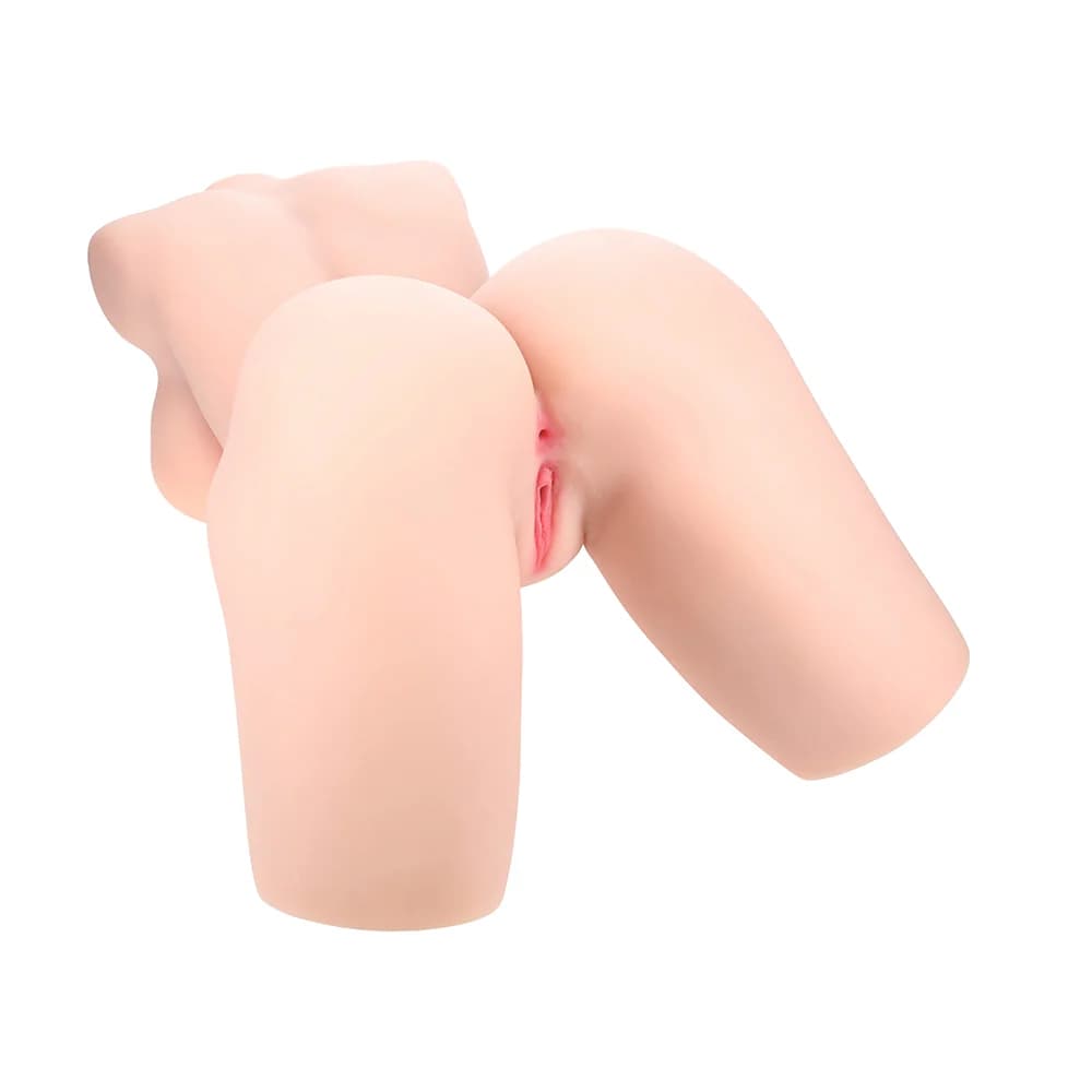 Xkin Bodyforms Lyla Rose Posable Dual Entry Vibrating Masturbator Beige thumbnail 3