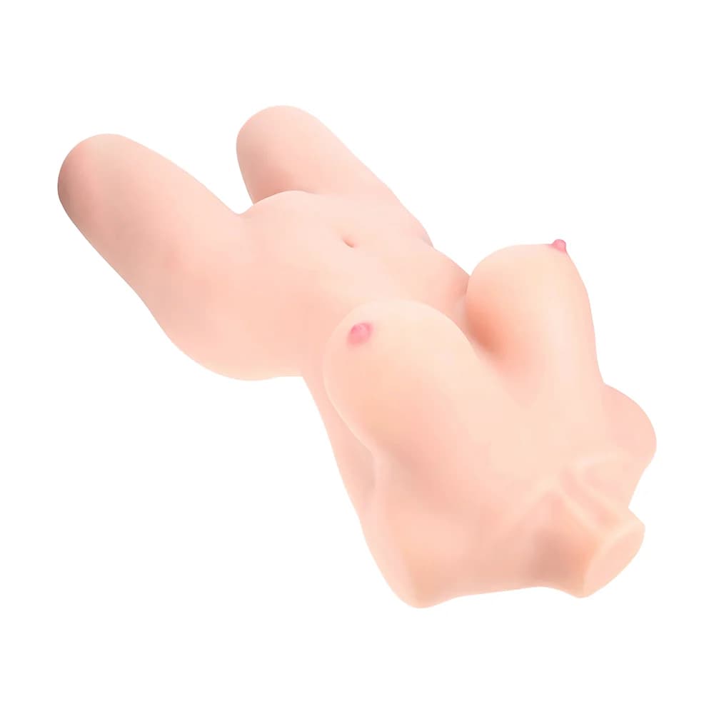 Xkin Bodyforms Lyla Rose Posable Dual Entry Vibrating Masturbator Beige thumbnail 10
